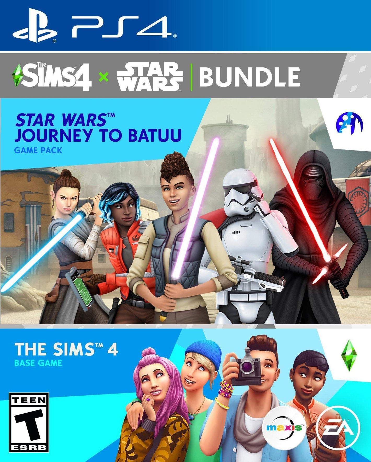 The Sims 4 + Star Wars Journey to Batuu Game Pack (Playstation 4)
