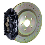 Brembo REAR GT Big Brake BBK 4piston Black 365x28 Drill Disc Camaro V6 10-14