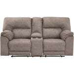 Cavalcade Power Reclining Console Loveseat - QK1052378_ASHL_PRI_OL