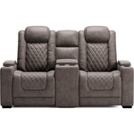 HyllMont Power Reclining Loveseat with Console - QK1085246_ASHL_PRI_OL