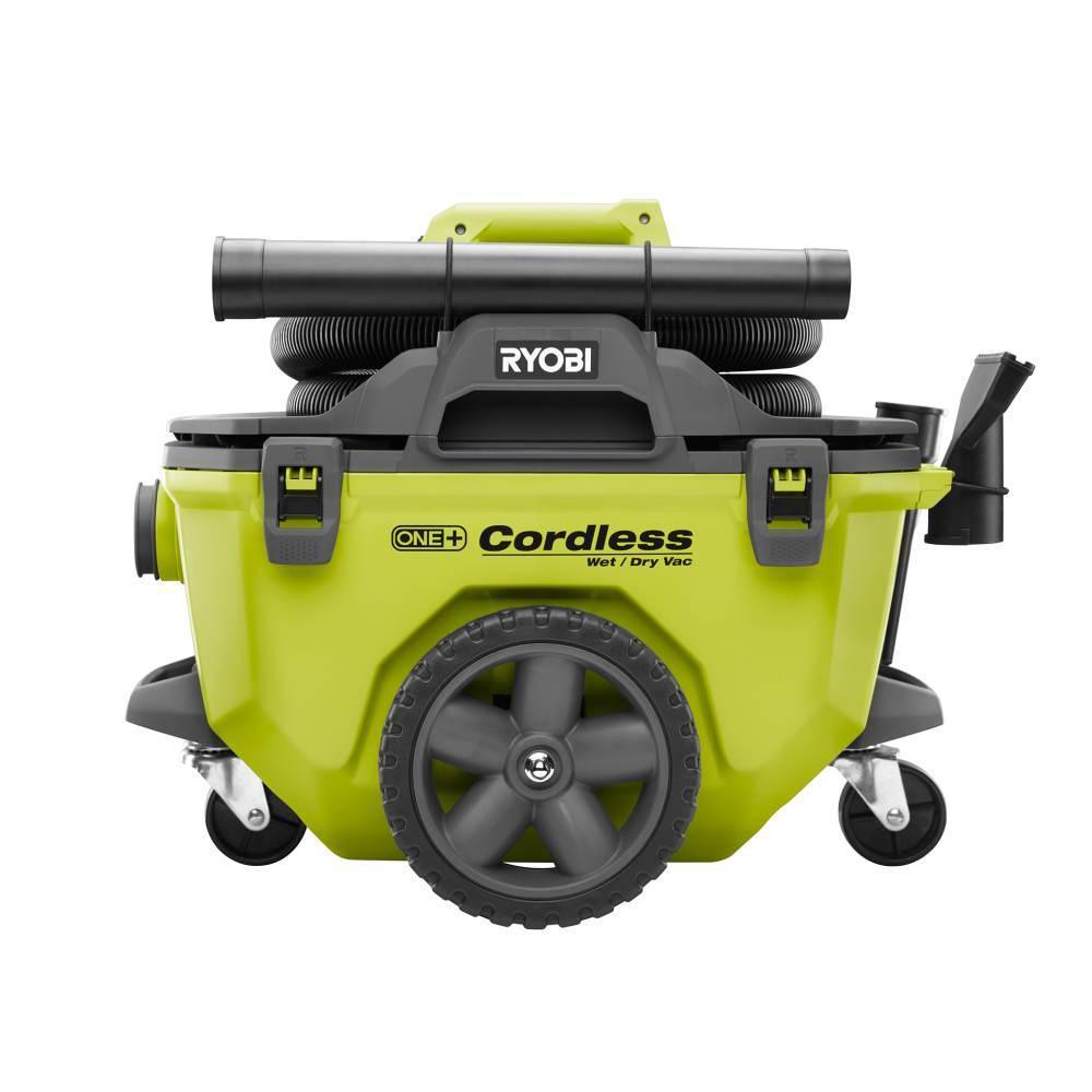 18-Volt ONE+ 6 Gal. Cordless Wet/Dry Vacuum (Tool Only) with Hose, Crevice Tool, Floor Nozzle and Extension Wand