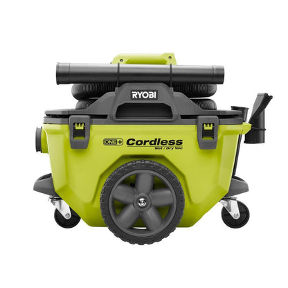 18-Volt ONE+ 6 Gal. Cordless Wet/Dry Vacuum (Tool Only) with Hose, Crevice Tool, Floor Nozzle and Extension Wand