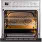 ILVE Professional Plus II 30-Inch Freestanding Dual Fuel Range with 5 Sealed Burner in Stainless Steel (UP30WMPSS)
