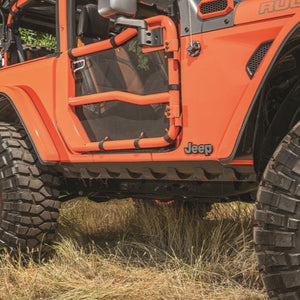 Rugged Ridge Rocker Guard Body Armor 18-20 Jeep Wrangler JL 2-Door
