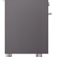 ILVE Professional Plus II 40-Inch Freestanding Dual Fuel Range with 6 Sealed Burner in Matte Graphite (UPD40FWMPMG)