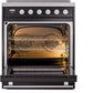 ILVE Professional Plus II 30-Inch Induction Range in Glossy Black (UPI304WMPBK)