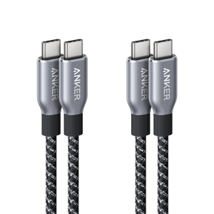 Anker Prime USB-C to USB-C Cable (240W, Upcycled-Braided)(2-Pack)