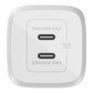Belkin BOOSTCHARGE Dual USB-C GaN Wall Charger 45W