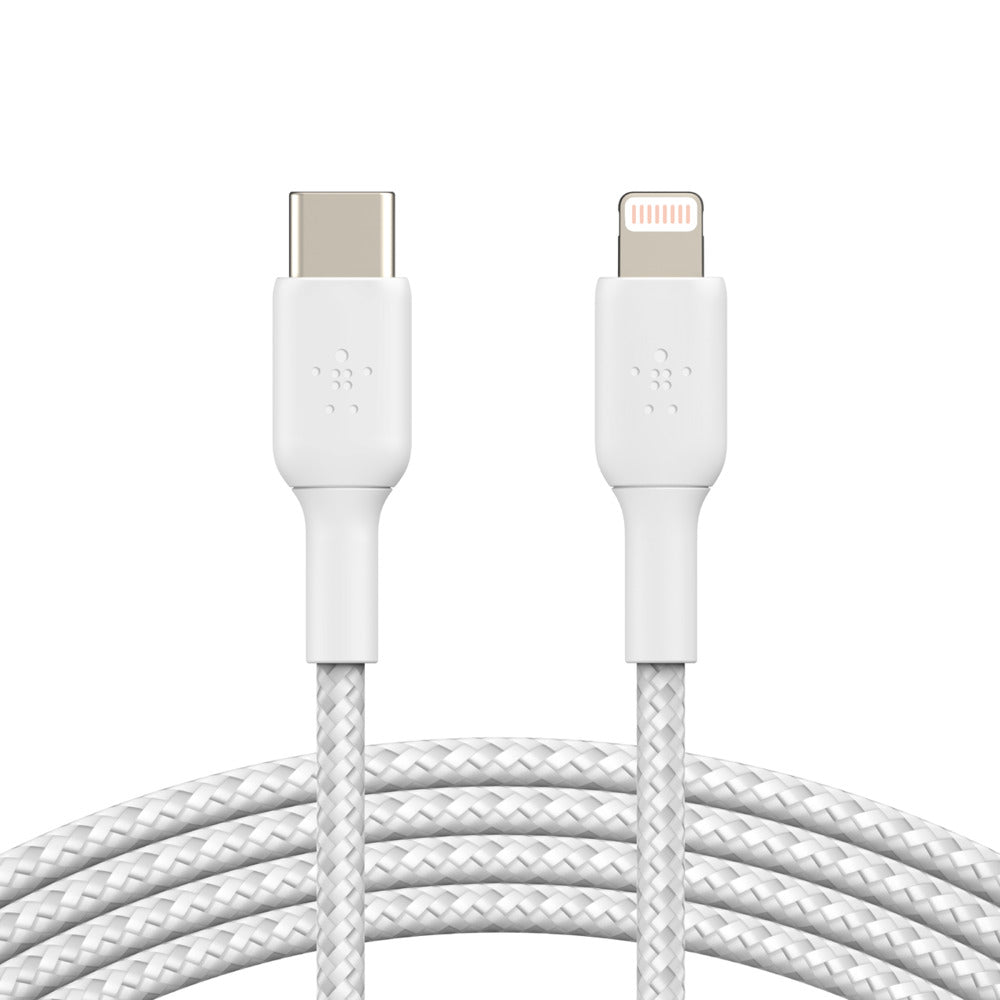 Belkin Braided USB C to Lightning Cable 4ft