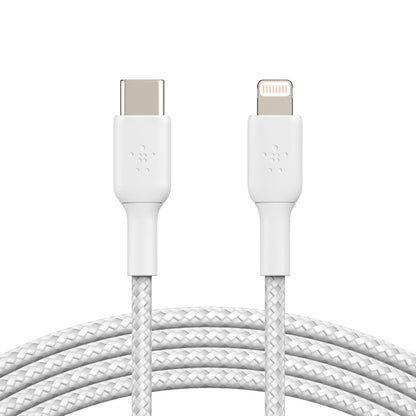 Belkin Braided USB C to Lightning Cable 4ft