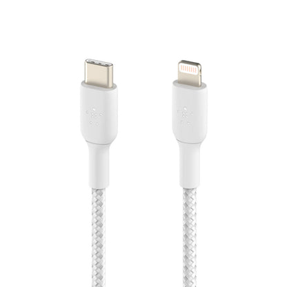 Belkin Braided USB C to Lightning Cable 4ft
