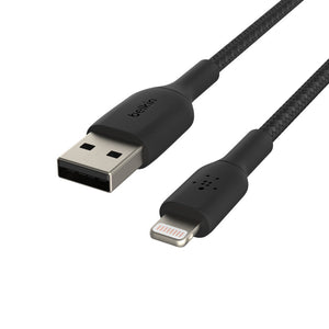 Belkin BOOST CHARGE Braided Lightning to USB-A Cable 6ft