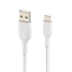 Belkin BOOST CHARGE Braided USB-C to USB-A Cable 4ft