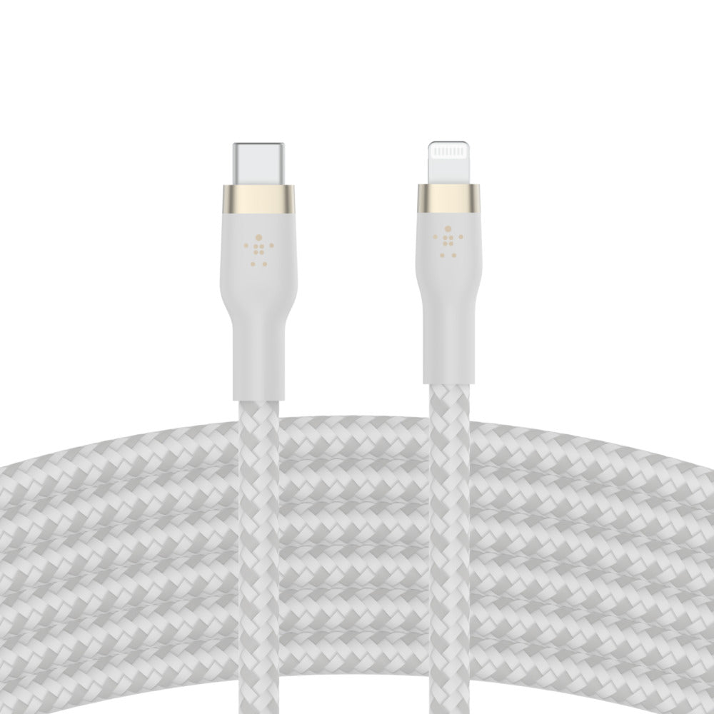 Belkin BOOSTCHARGE PRO Flex USB-C Cable with Lightning Connector 6ft
