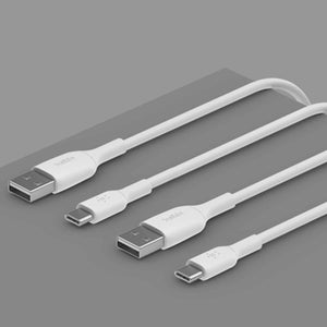 Belkin BoostCharge USB-C to USB-A Cable 1mt (2 Pack)