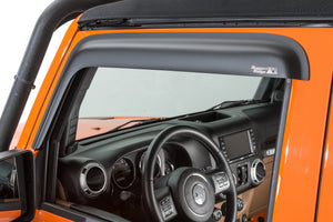 WINDOW VISOR MATTE BLK JK 2 DR-Clearance