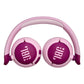 JBL Junior 320 BT Kid Safe On-Ear Wireless Headphones (Purple)