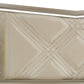 Bijou Champagne King LED Upholstered Storage Platform Bed