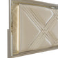Bijou Champagne King LED Upholstered Storage Platform Bed
