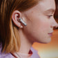 JBL Live Beam 3 Noise-Cancelling Earbuds with Smart Case (Silver)