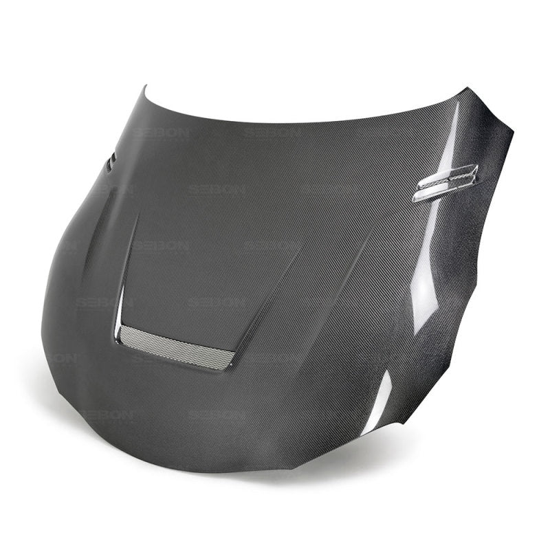 Seibon VS-Style Double Sides Carbon Fiber Hood | 2020+ Toyota Supra GR A90