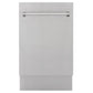 ZLINE 18 in. Tallac Series 3rd Rack Top Control Dishwasher with Stainless Steel Tub and Panel, 51dBa (DWV-304-18)