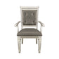 Bevelle Silver Arm Chair, Set of 2