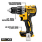 DEWALT DCK283D2 - 20-Volt MAX XR Cordless Brushless Drill/Impact Combo Kit with Two 20-Volt 2.0Ah Batteries and Charger (2-Tool)