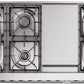 ILVE 48-Inch Professional Plus II Freestanding Dual Fuel Range with 8 Sealed Burner in White (UP48FWMPWH)