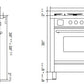ILVE 48-Inch Professional Plus II Freestanding Dual Fuel Range with 8 Sealed Burner in Matte Graphite (UP48FWMPMG)