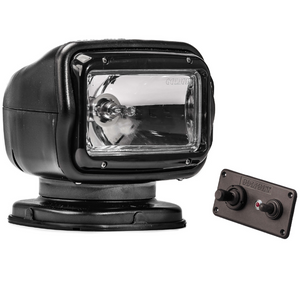 Golight GT Radioray Spotlight Halogen Permanent Mount Hardwired Remote Black Model 2021GT