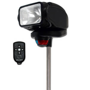 Golight GoBee Spotlight Halogen Stanchion Mount Wireless Handheld Remote Black Model 2151