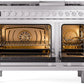 ILVE 48-Inch Professional Plus II Freestanding Dual Fuel Range with 8 Sealed Burner in Stainless Steel (UP48FWMPSS)
