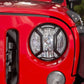 Rugged Ridge 07-18 Jeep Wrangler JK/JKU Textured Black Elite Headlight Euro Guards