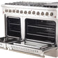 Forno Appliance Package - 48 Inch Dual Fuel Range, 60 Inch Refrigerator, Microwave Drawer, Dishwasher, AP-FFSGS6156-48-7
