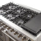 Forno Appliance Package - 48" Dual Fuel Range, 48" Range Hood, Dishwasher, 48" Refrigerator, Microwave Drawer, Wine Cooler, AP-FFSGS6156-48-14