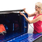 BAK BAKFlip MX4 Hard Folding Truck Bed Cover - Matte Finish - 2002-2018 (2019-2023 Classic) Ram 1500/2003-2023 2500/3500 8' Bed without RamBox Model 448204