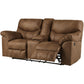 Heligan Reclining Console Loveseat