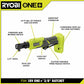 18-Volt ONE+ Cordless 3/8 in. 4-Position Ratchet (Tool Only)