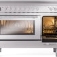 ILVE Professional Plus II 48-Inch Induction Range in Stainless Steel (UPI486WMPSS)