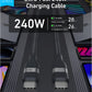 Anker USB-C to USB-C Cable (3 ft / 6 ft, 240W, Upcycled-Braided)