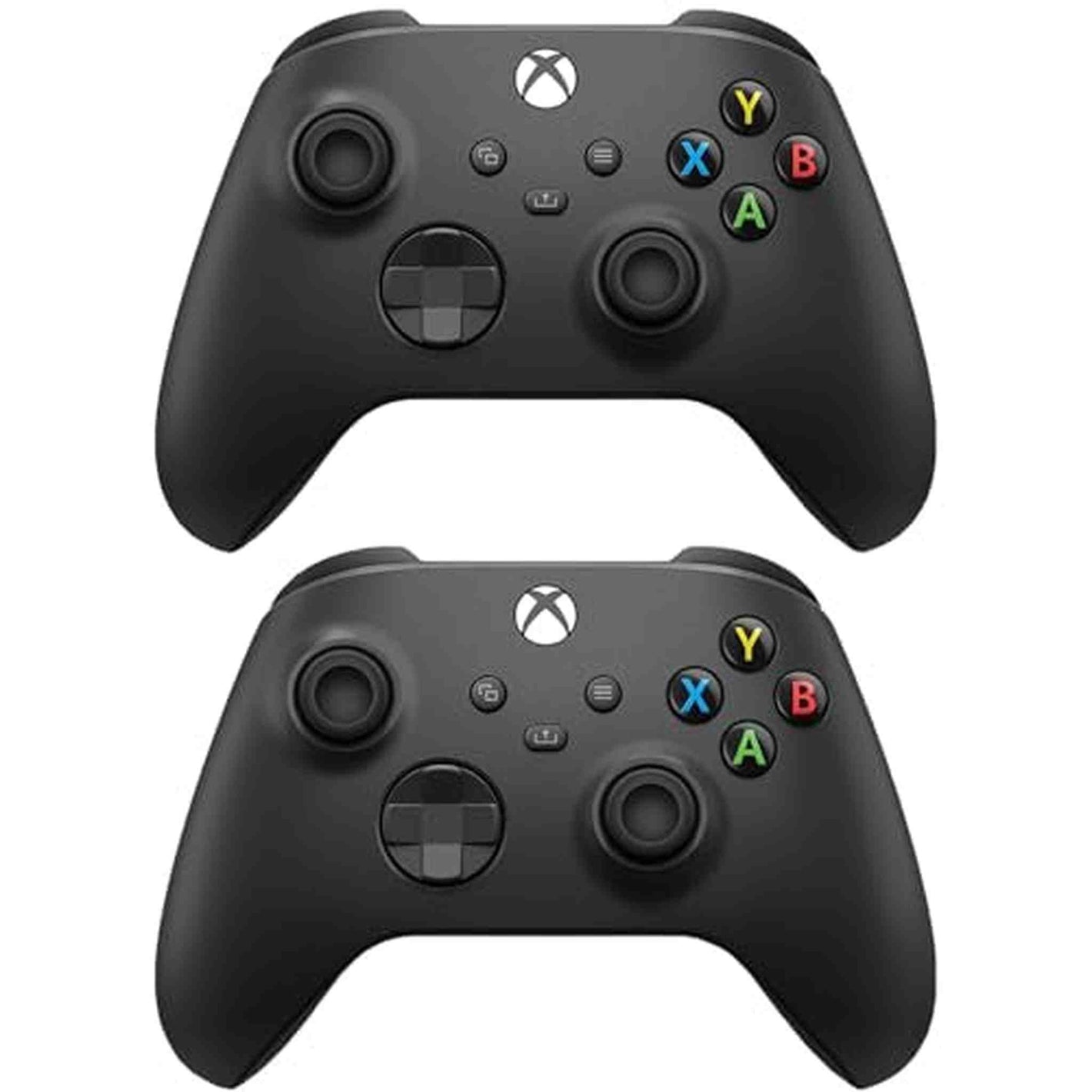 Microsoft Xbox Core Wireless Controller 2-Pack Bundle - Carbon Black - Xbox Series X|S, Xbox One, and Windows Devices Microsoft