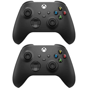 Microsoft Xbox Core Wireless Controller 2-Pack Bundle - Carbon Black - Xbox Series X|S, Xbox One, and Windows Devices Microsoft
