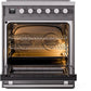 ILVE Professional Plus II 30-Inch Induction Range in Matte Graphite (UPI304WMPMG)