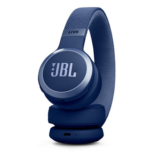 JBL Live 670NC Wireless On-Ear Adaptive Noise Cancelling Headphones (Blue)