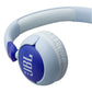 JBL jr320 Kid Safe On-Ear Wired Headphones (Blue)
