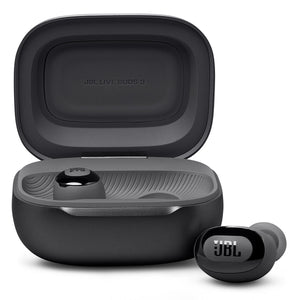 JBL Live Buds 3 Noise-Cancelling Earbuds with Smart Case (Black)