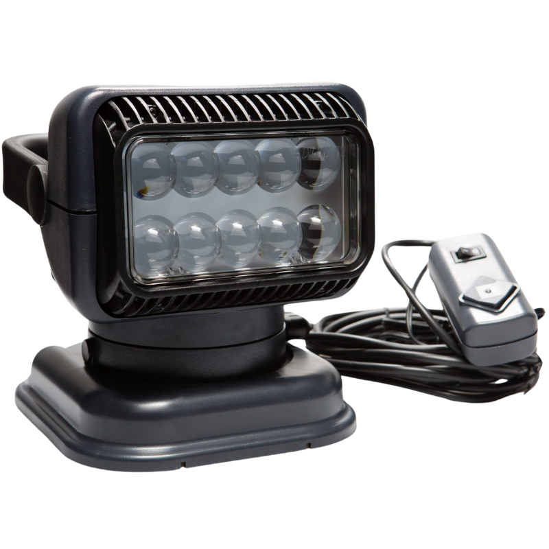 Golight Spotlight LED Permanent Mount Shoe Handheld Remote Black Model 51494