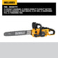 DEWALT 60V MAX 20in. Brushless Cordless Battery Powered Chainsaw with Battery & Charger (DCCS677Y1)