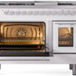 ILVE 48-Inch Professional Plus II Freestanding Dual Fuel Range with 8 Sealed Burner in White (UP48FWMPWH)